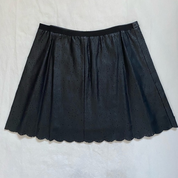 BCBG Faux Leather Mini Skirt - Picture 2 of 4